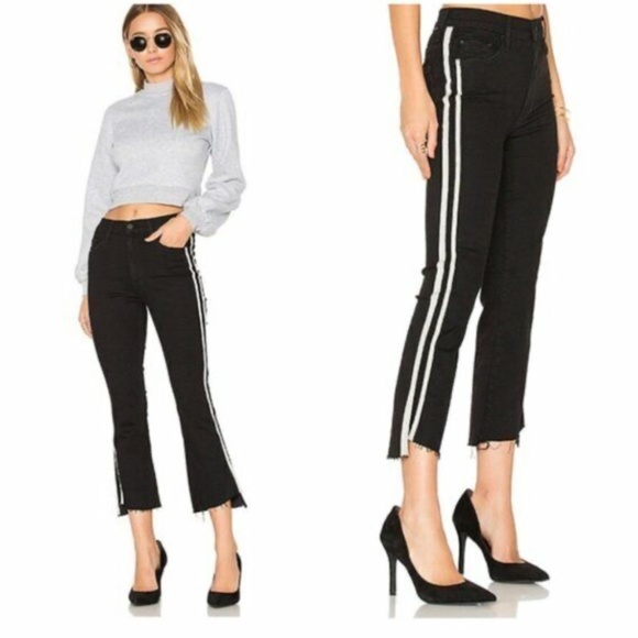 MOTHER Denim - MOTHER Insider Crop Step Fray Guilty Racer Jeans